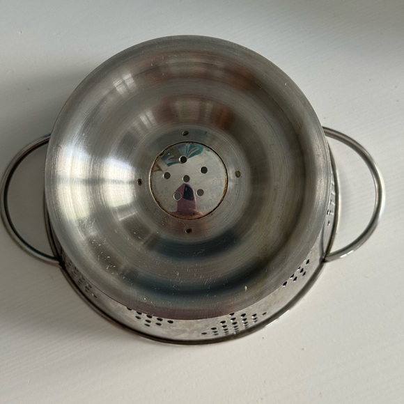 Premium Stainless Steel Small Colanders (2) with Handles - Picture 6 of 11